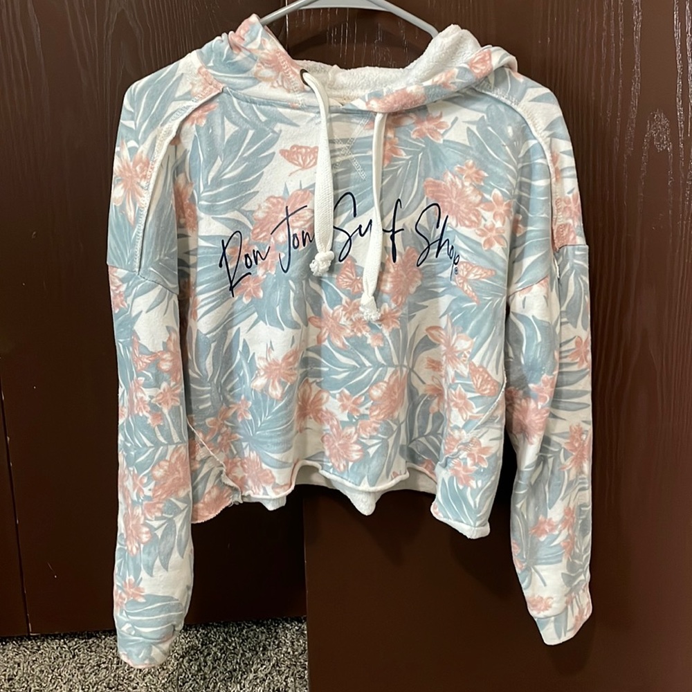 Ron Jon Cropped Hoodie